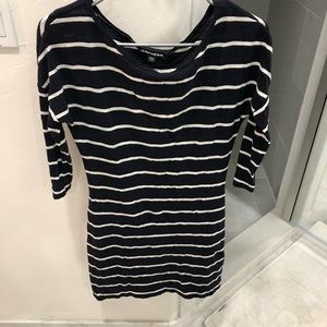 Express 3/4 sleeve knit dress.